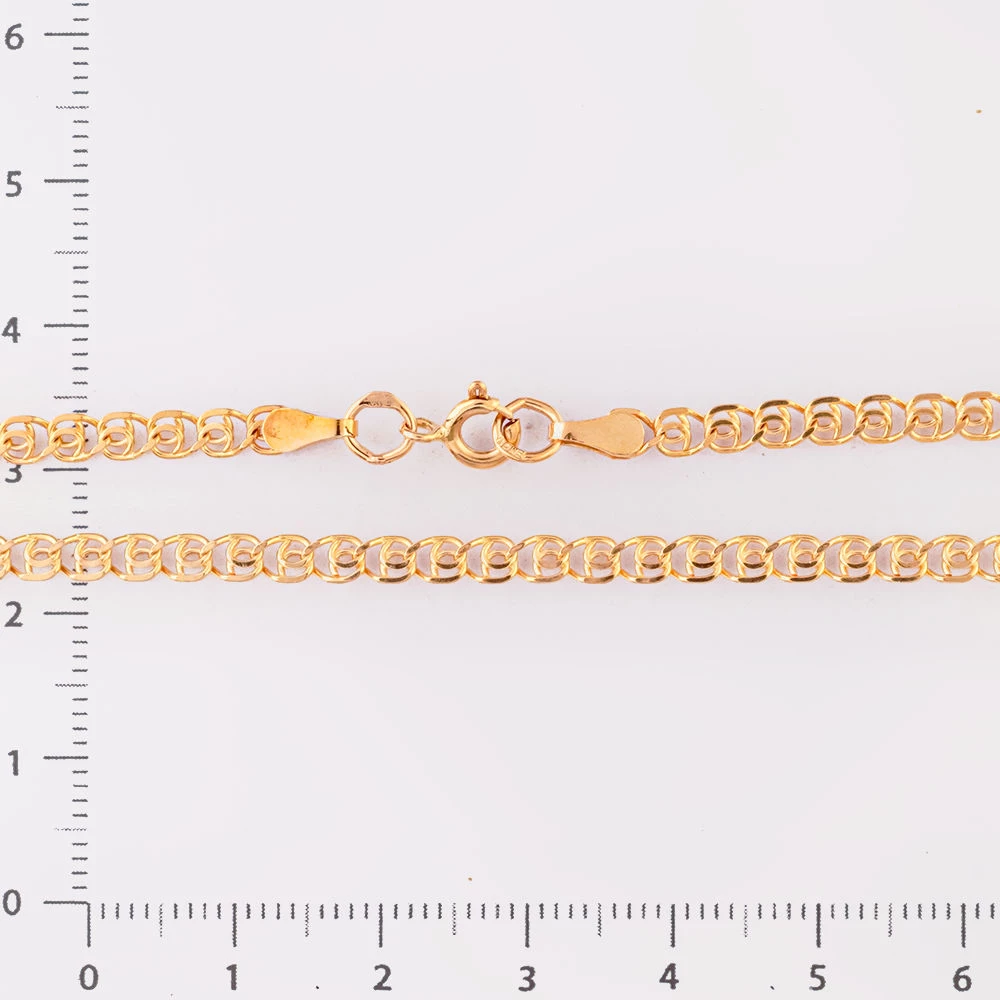 Цепь из красного золота 585 пробы