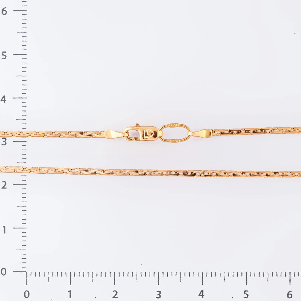 Цепь из красного золота 585 пробы