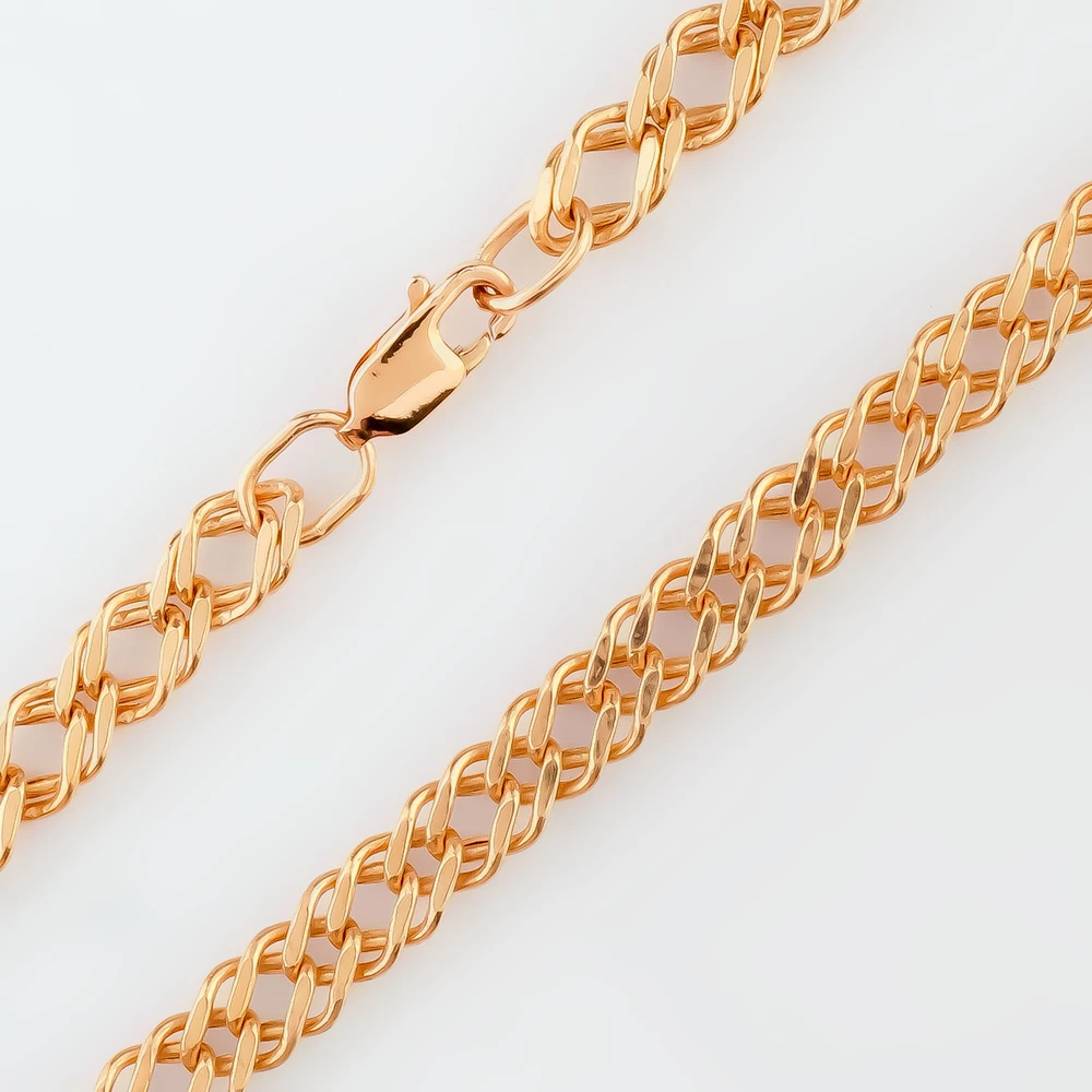 Цепь из красного золота 585 пробы