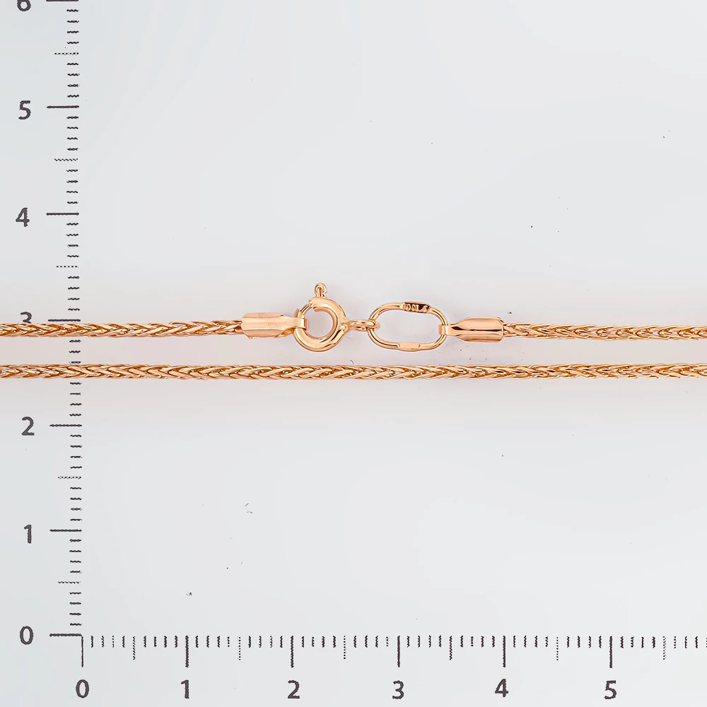 Цепь из красного золота 585 пробы