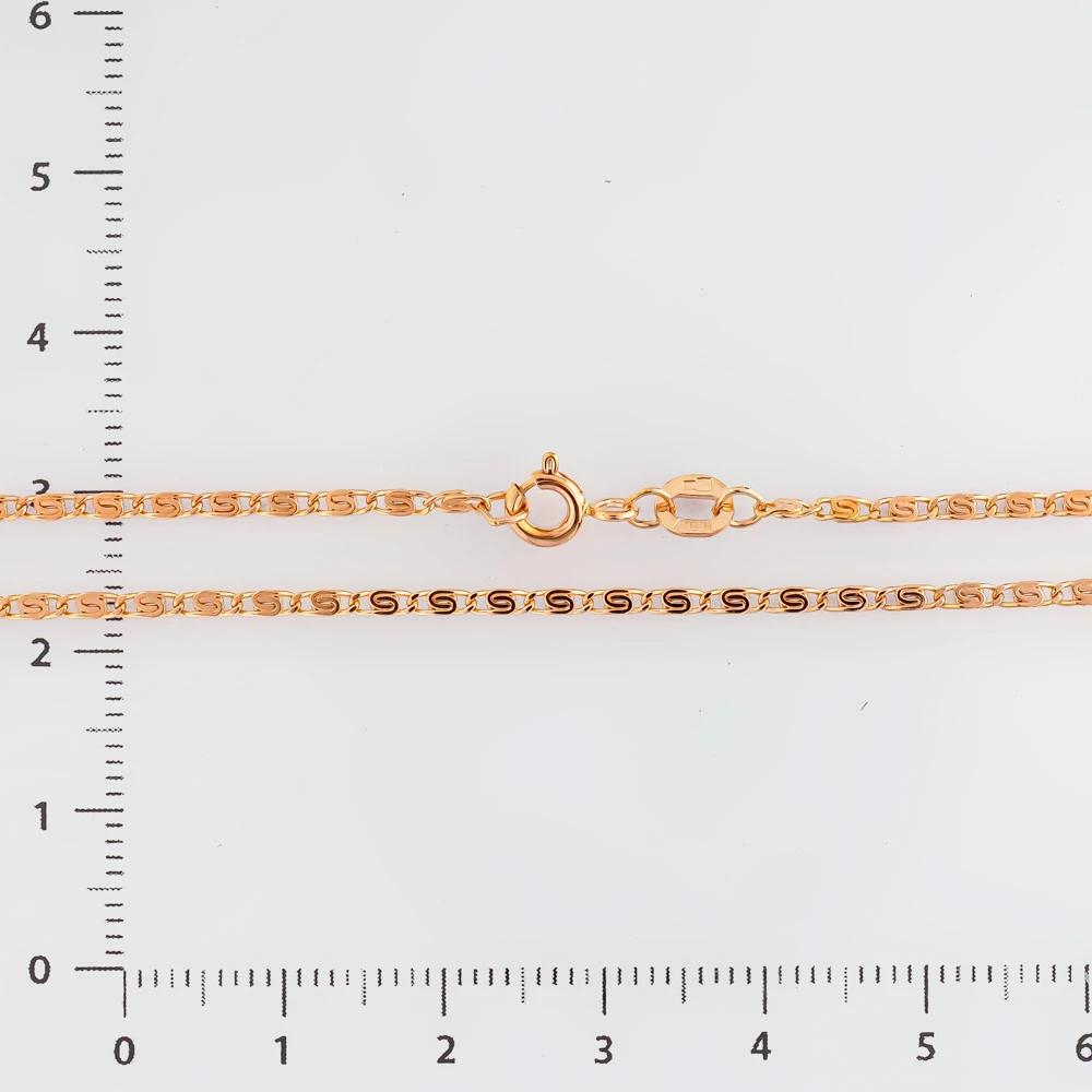 Цепь из красного золота 585 пробы