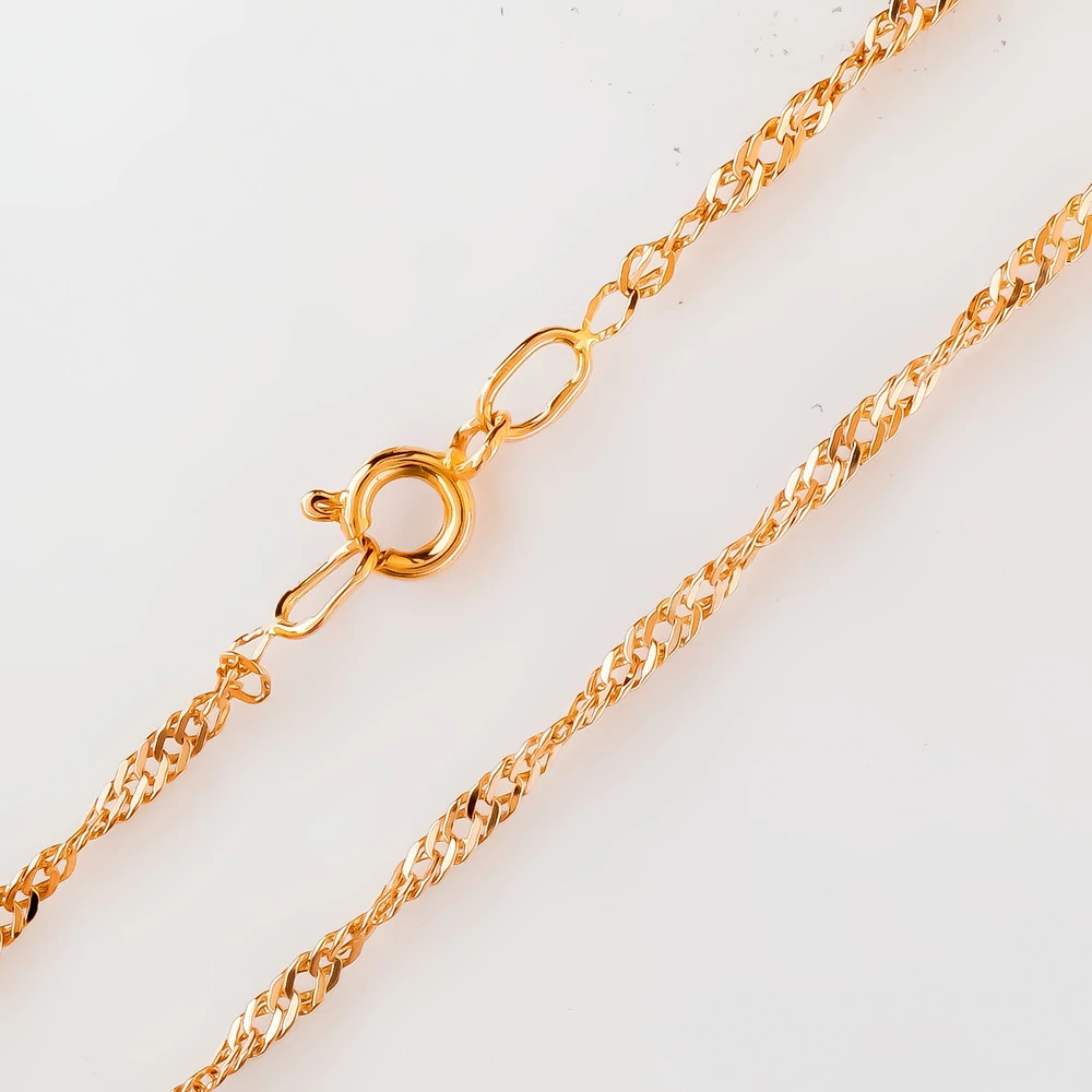 Цепь из красного золота 585 пробы