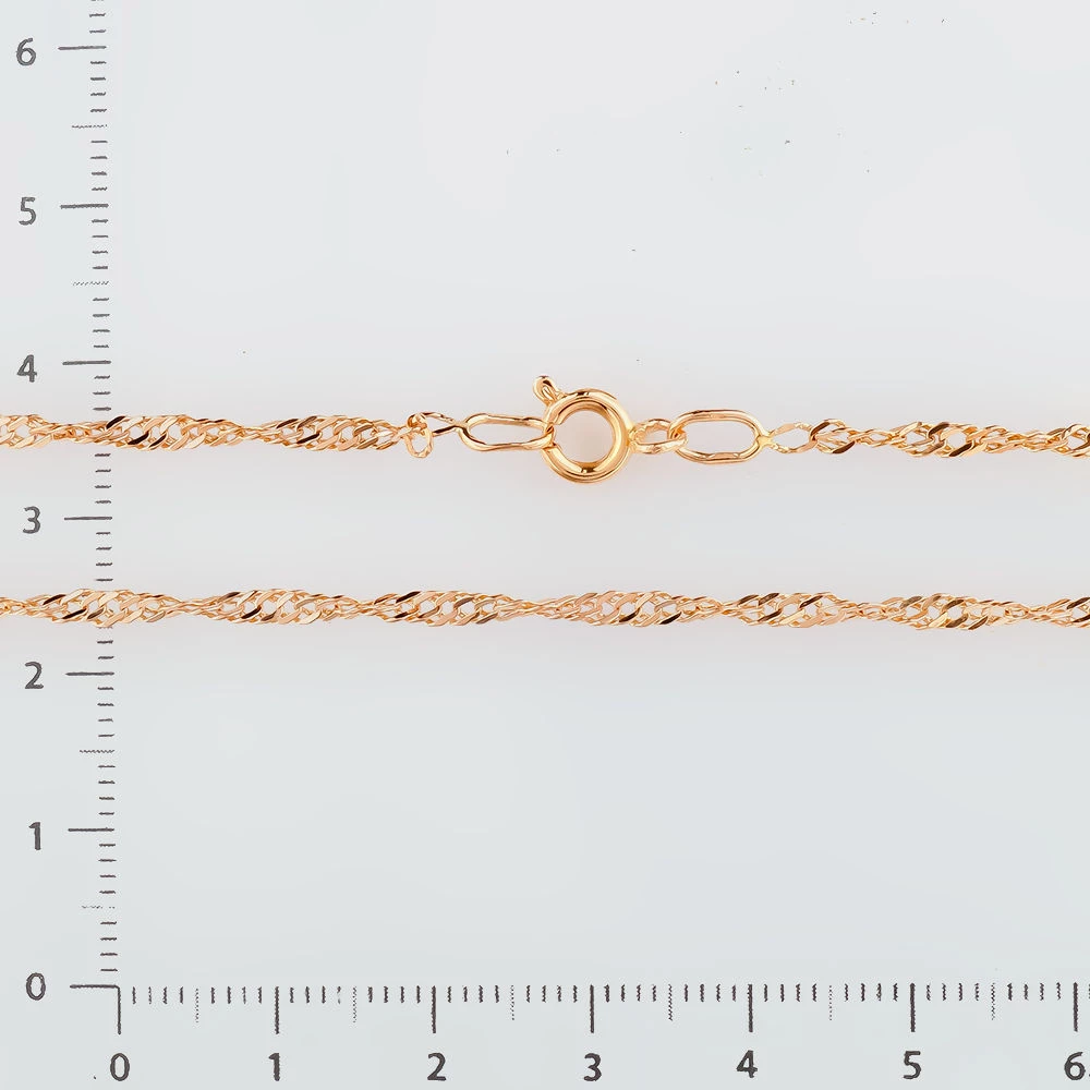 Цепь из красного золота 585 пробы