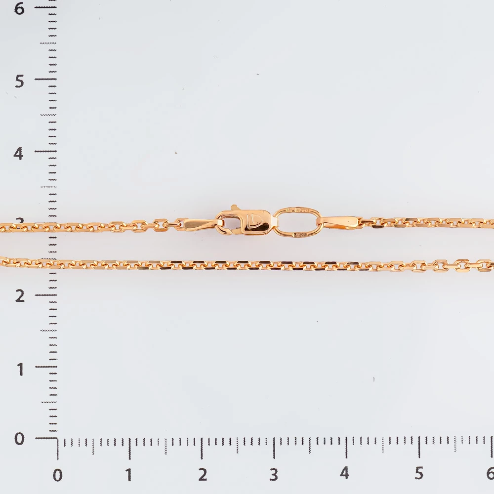 Цепь из красного золота 585 пробы