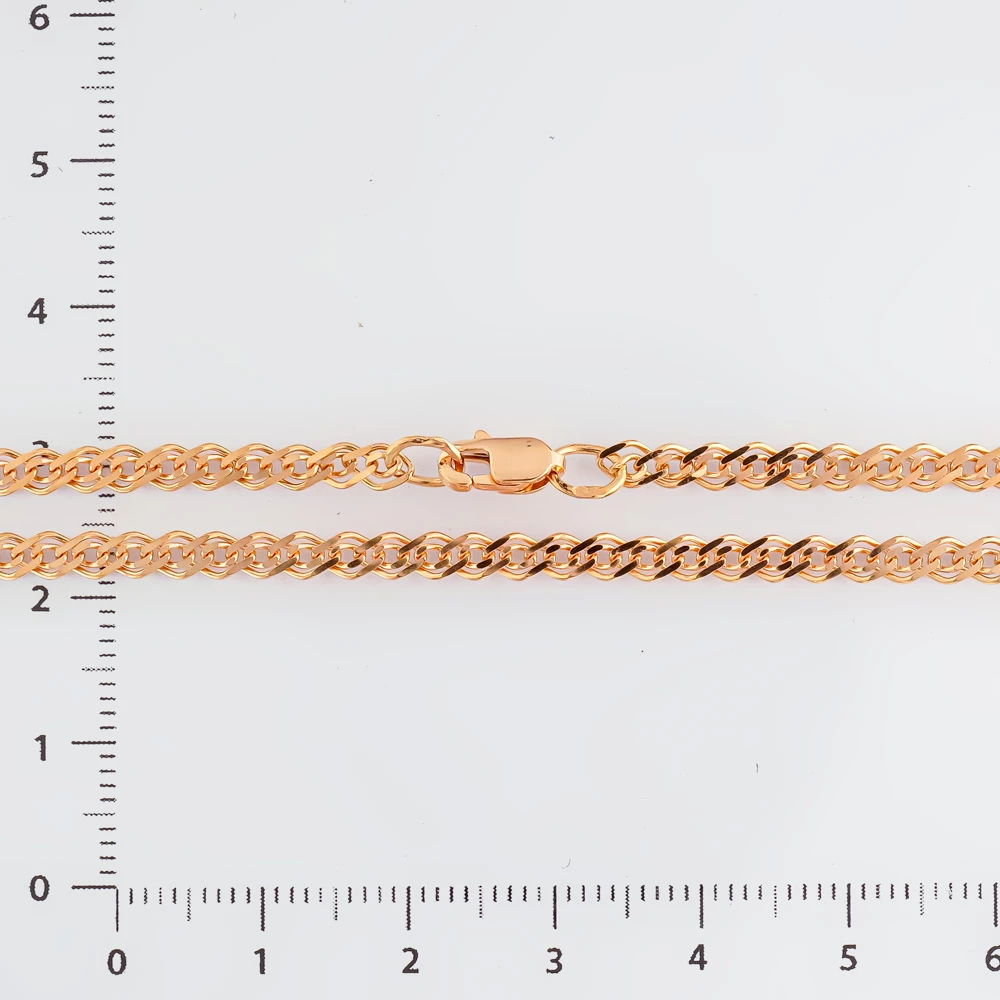 Цепь из красного золота 585 пробы