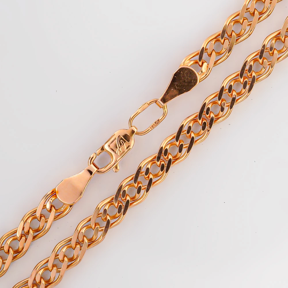 Цепь из красного золота 585 пробы