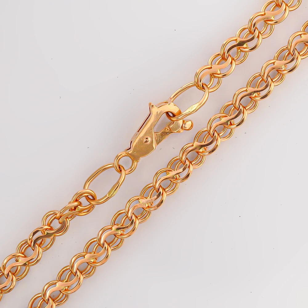 Цепь из красного золота 585 пробы