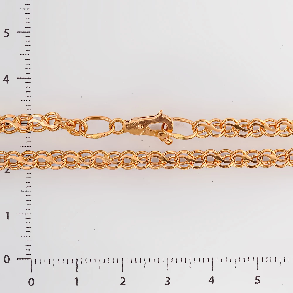 Цепь из красного золота 585 пробы