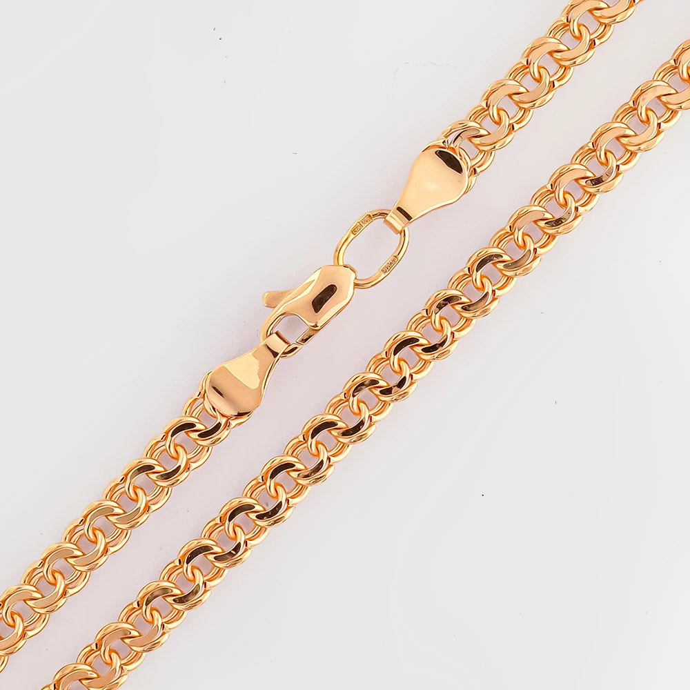 Цепь из красного золота 585 пробы