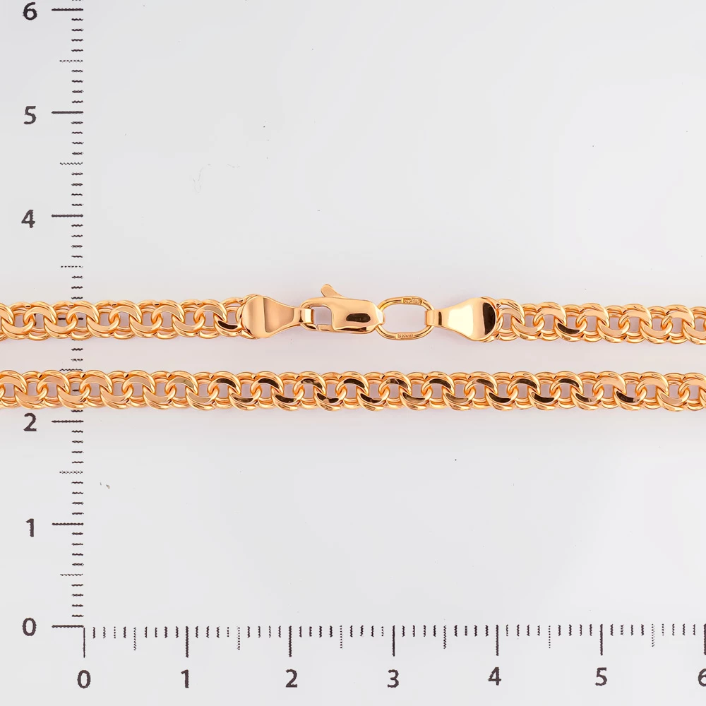 Цепь из красного золота 585 пробы