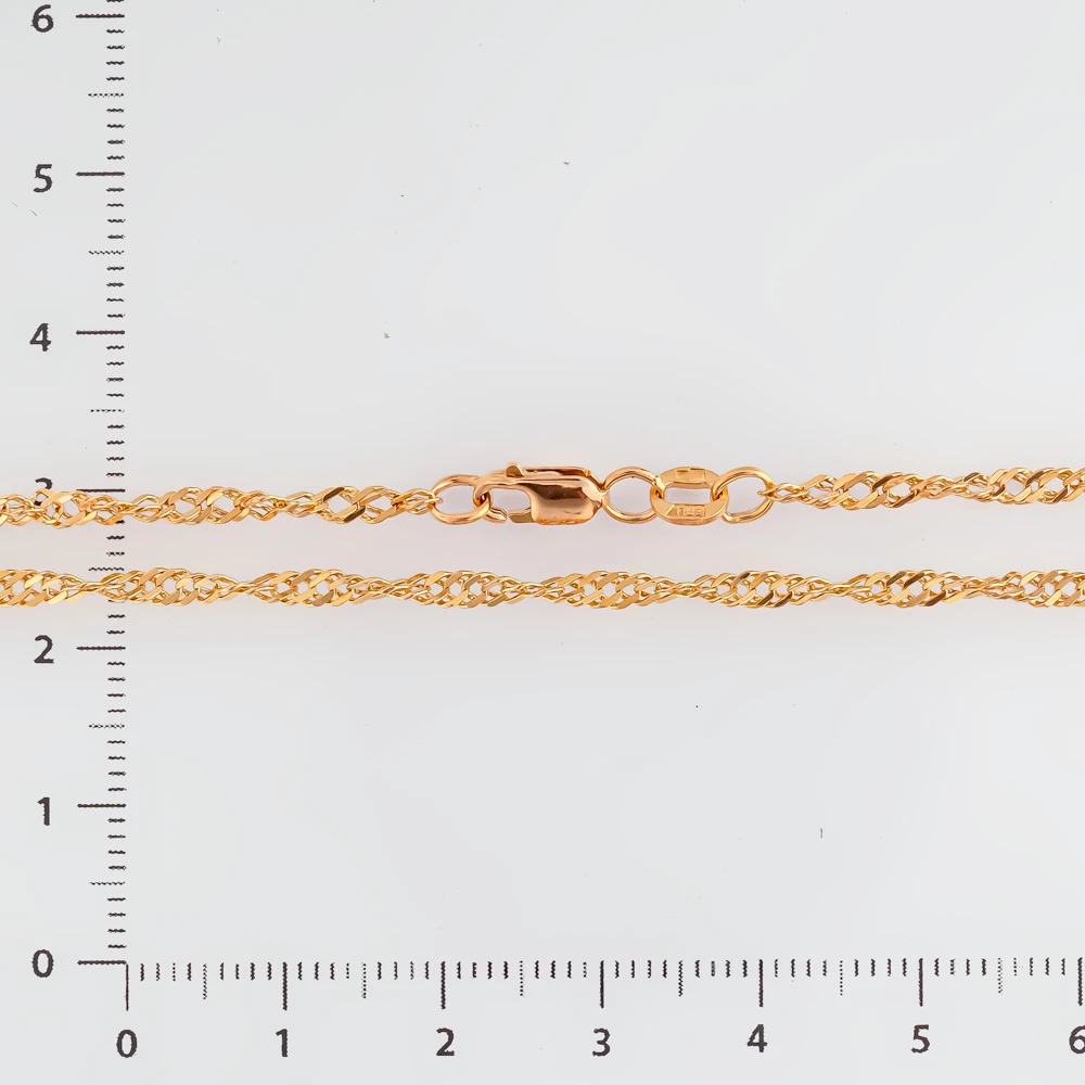 Цепь из желтого золота 585 пробы