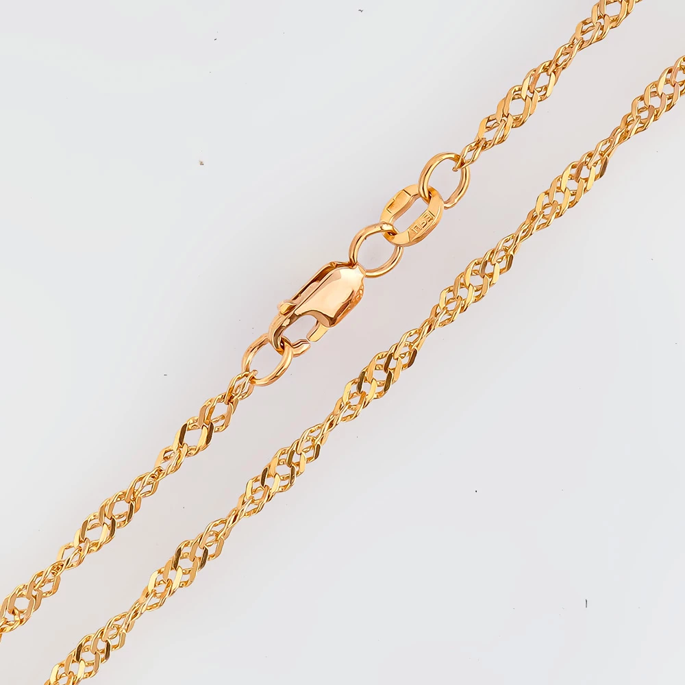 Цепь из желтого золота 585 пробы