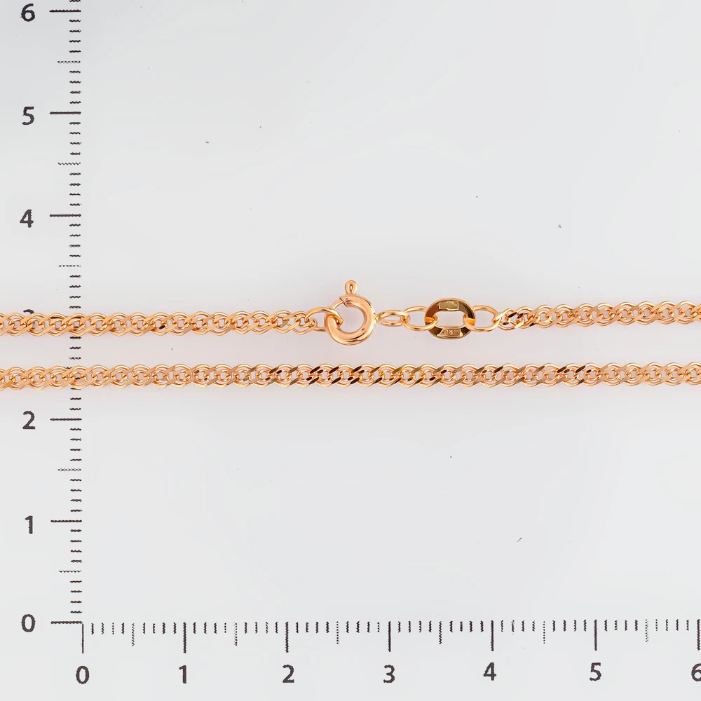 Цепь из красного золота 585 пробы