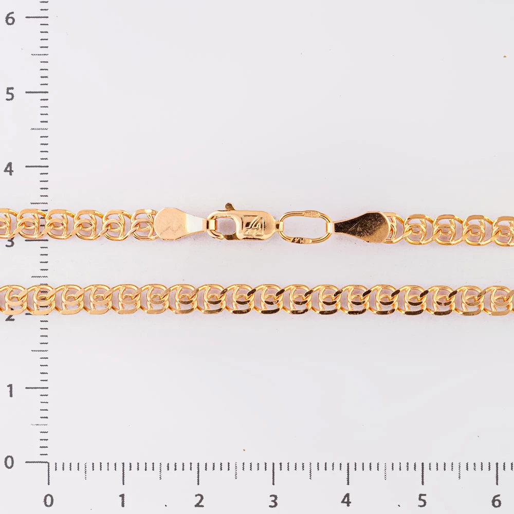 Цепь из красного золота 585 пробы