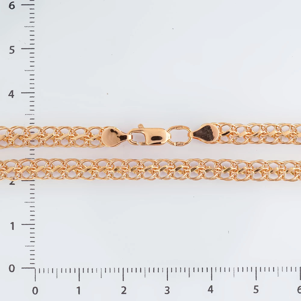 Цепь из красного золота 585 пробы