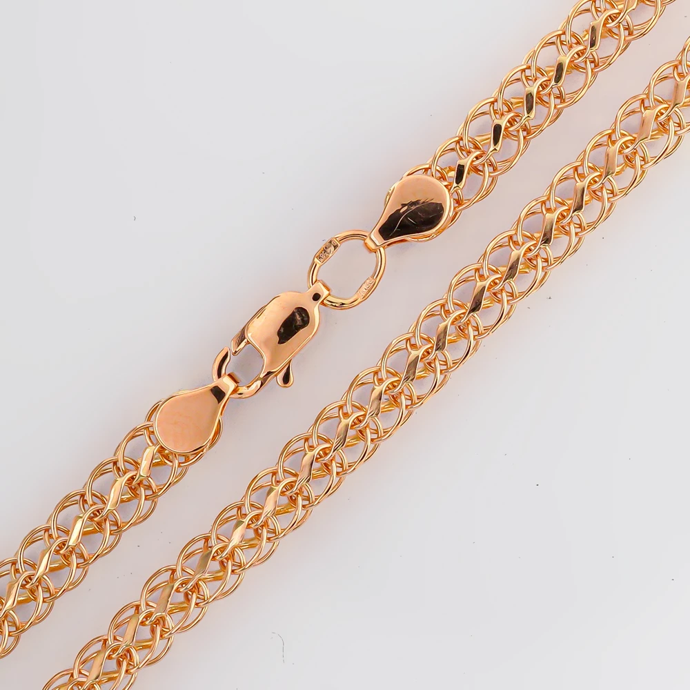 Цепь из красного золота 585 пробы