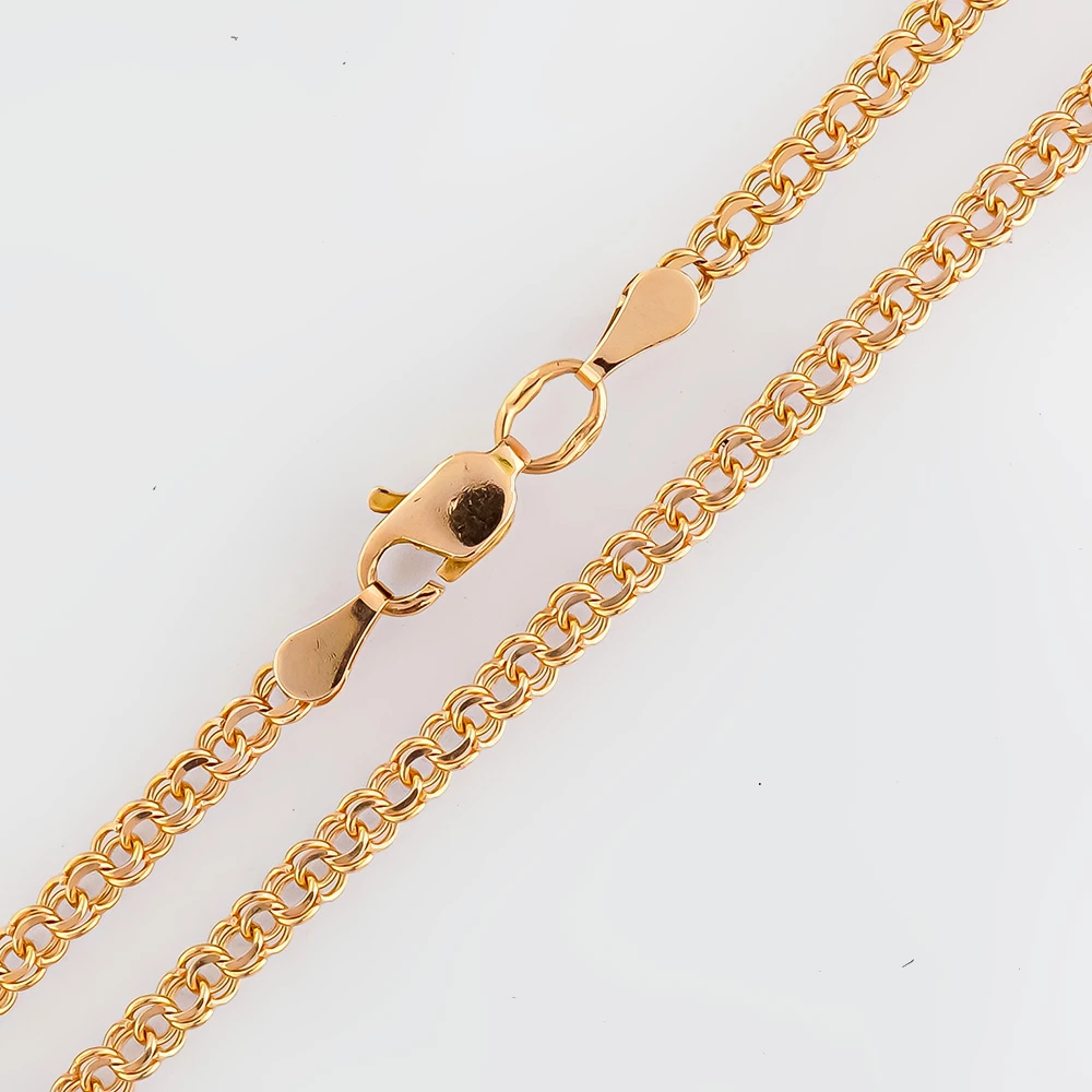 Цепь из красного золота 585 пробы