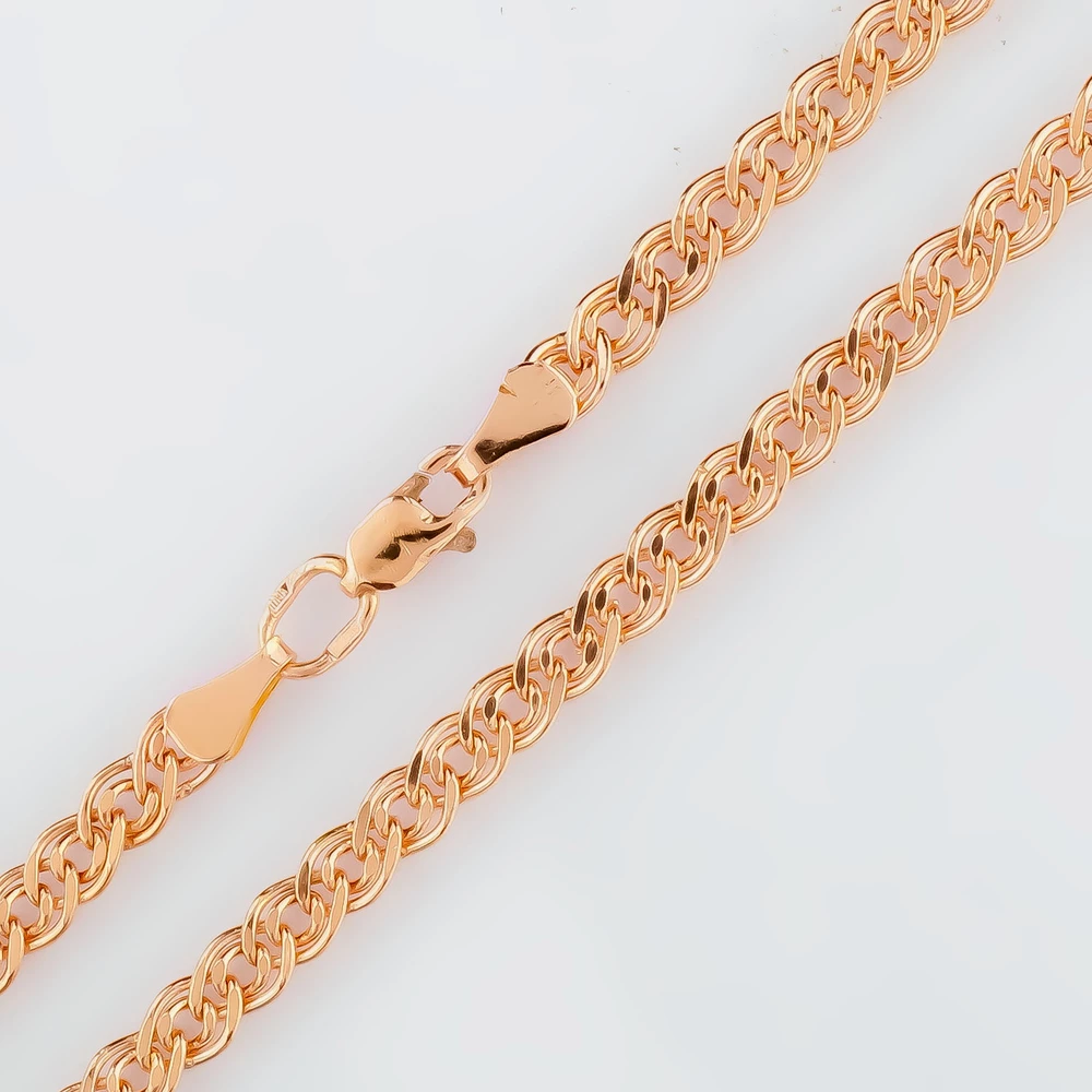 Цепь из красного золота 585 пробы