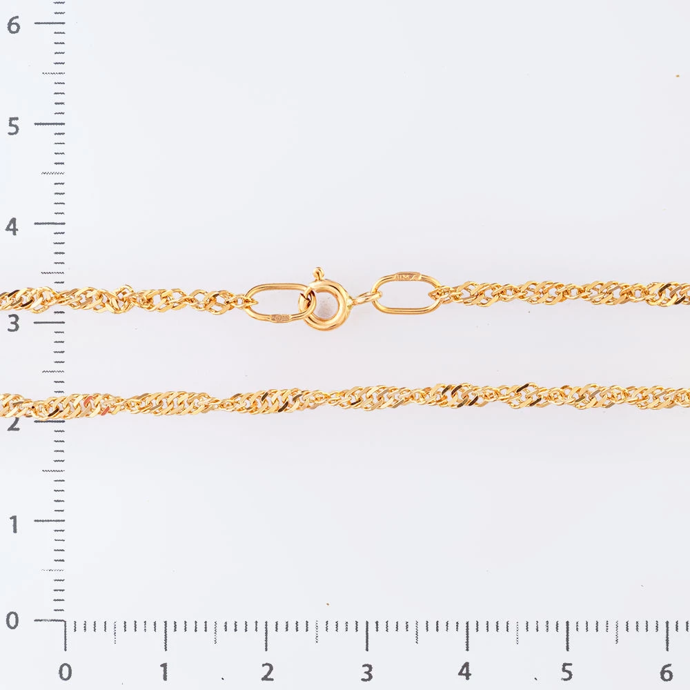 Цепь из красного золота 585 пробы