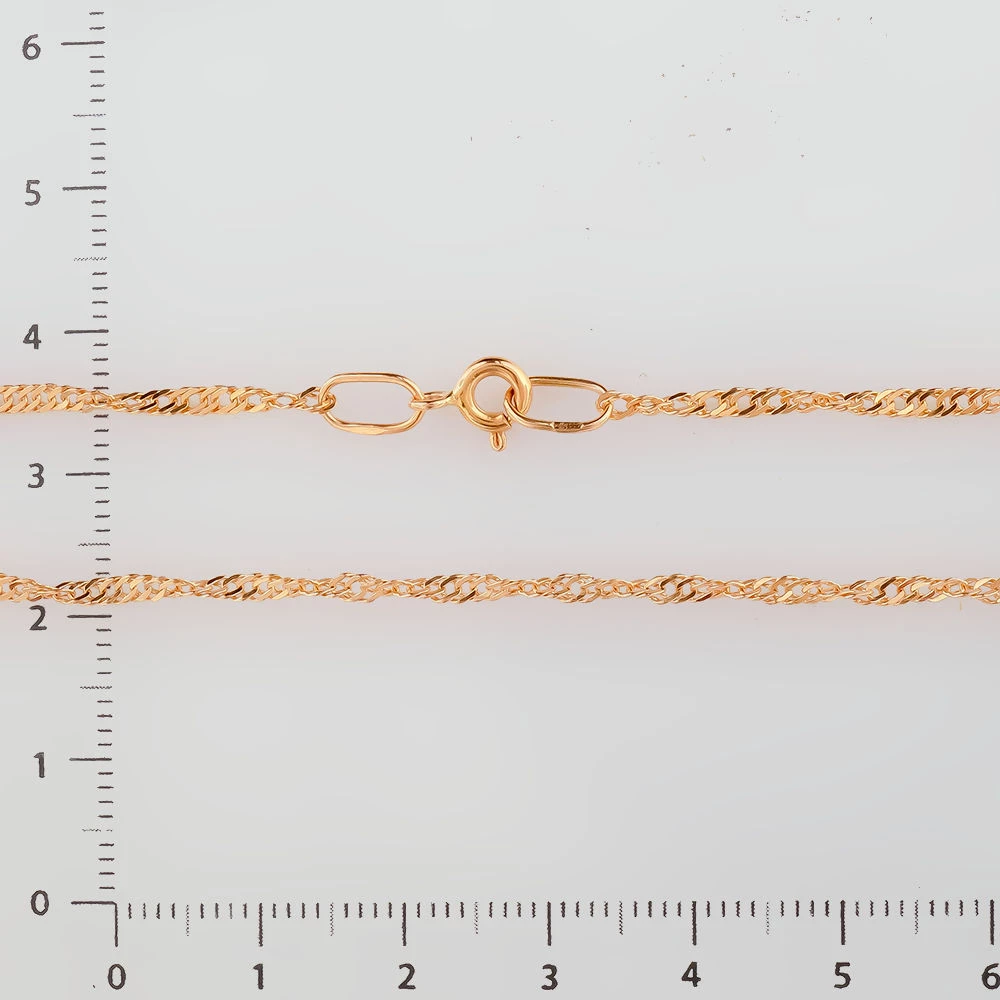 Цепь из красного золота 585 пробы