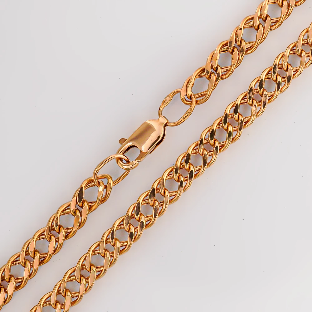 Цепь из красного золота 375 пробы