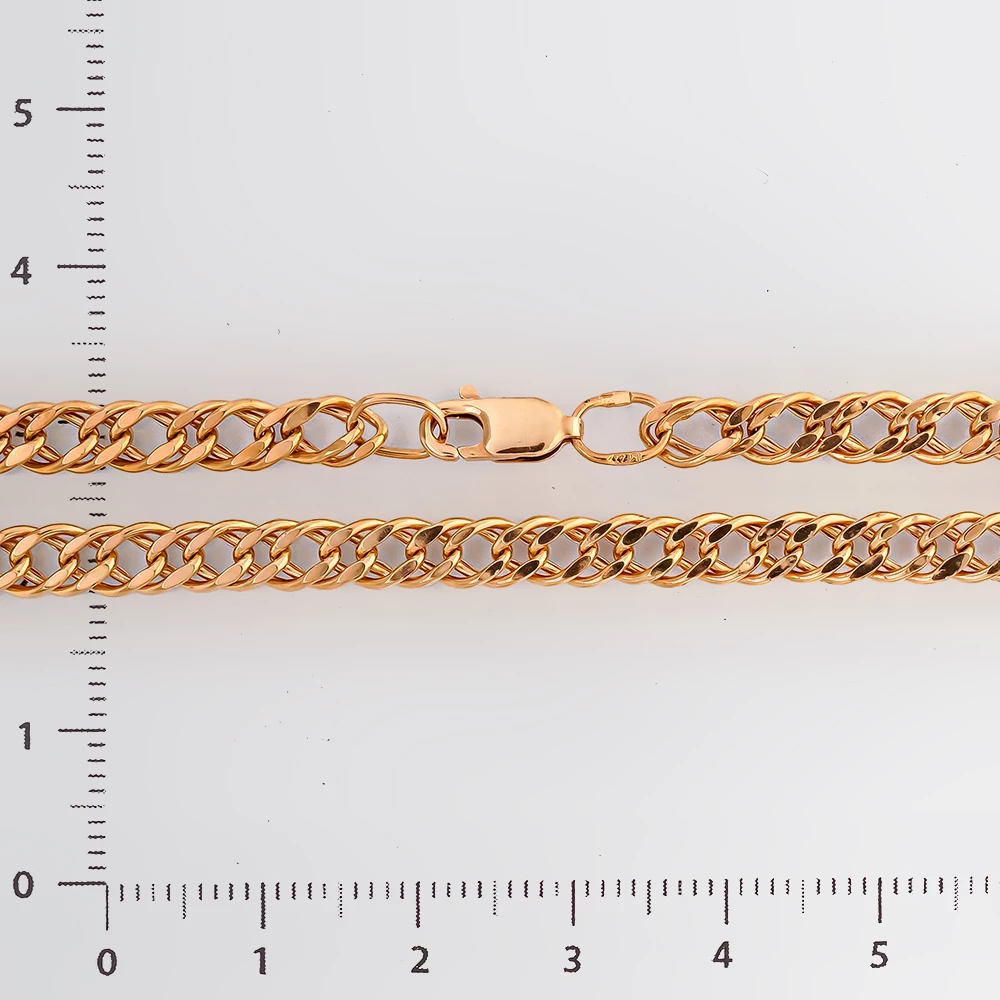 Цепь из красного золота 375 пробы