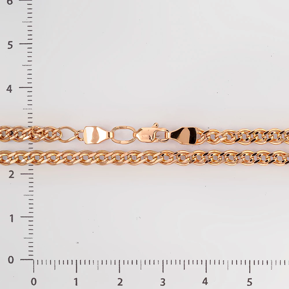 Цепь из красного золота 585 пробы