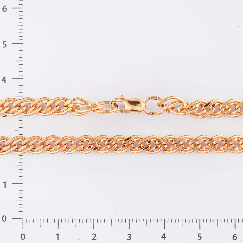 Цепь из красного золота 585 пробы
