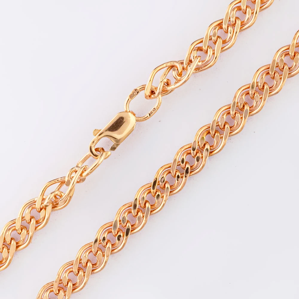 Цепь из красного золота 585 пробы