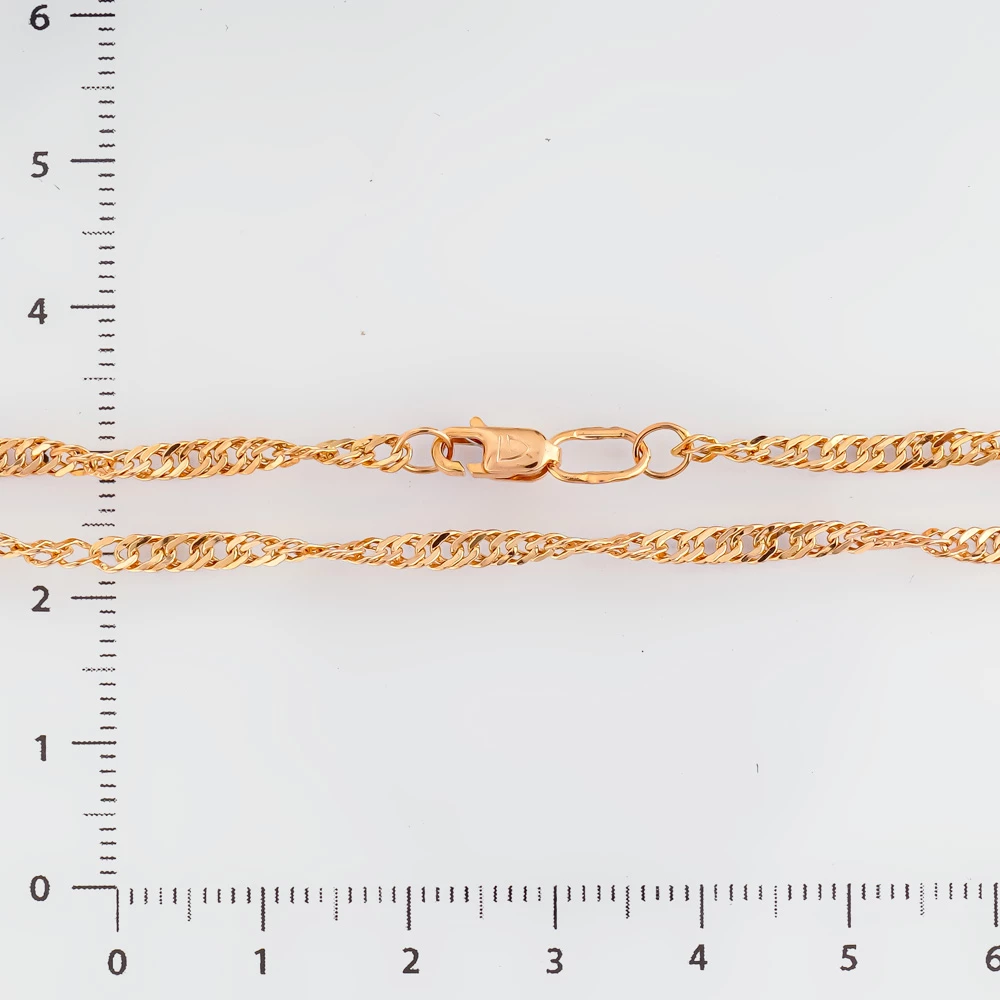 Цепь из красного золота 585 пробы