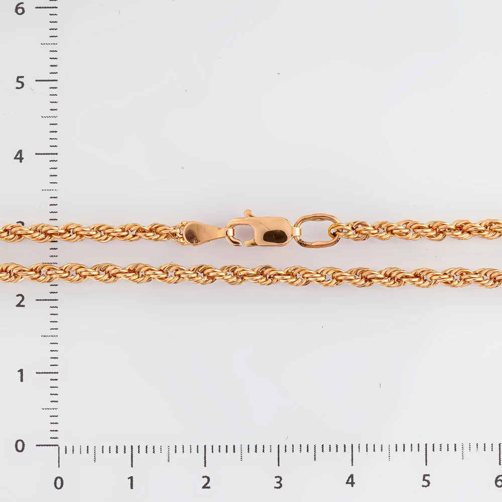 Цепь из красного золота 585 пробы