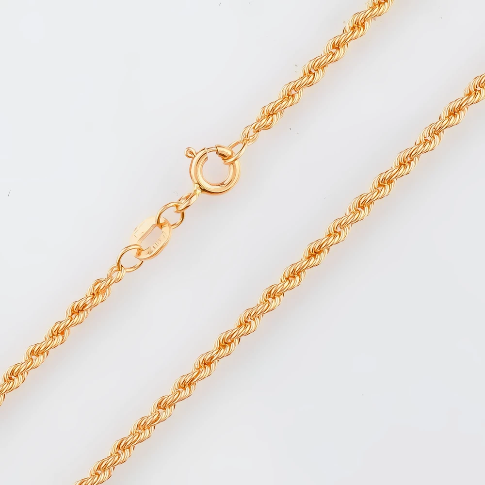 Цепь из красного золота 585 пробы