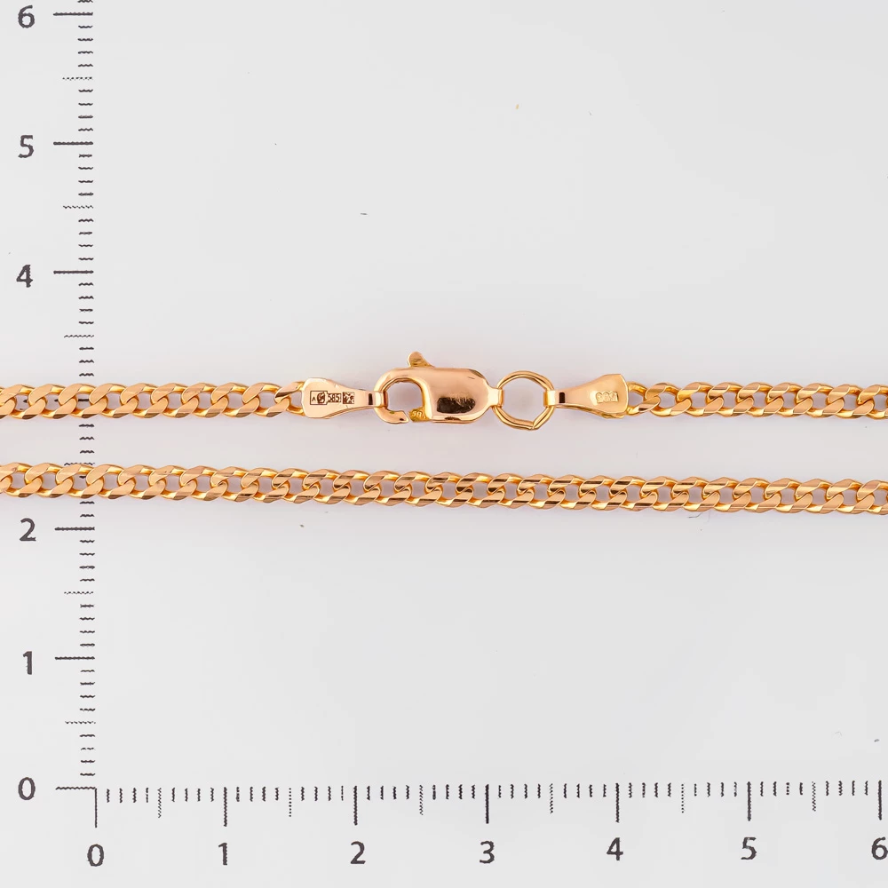 Цепь из красного золота 585 пробы