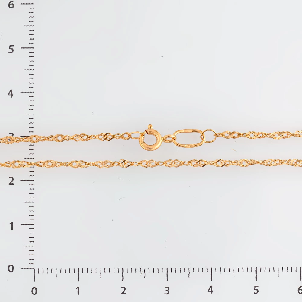 Цепь из красного золота 585 пробы