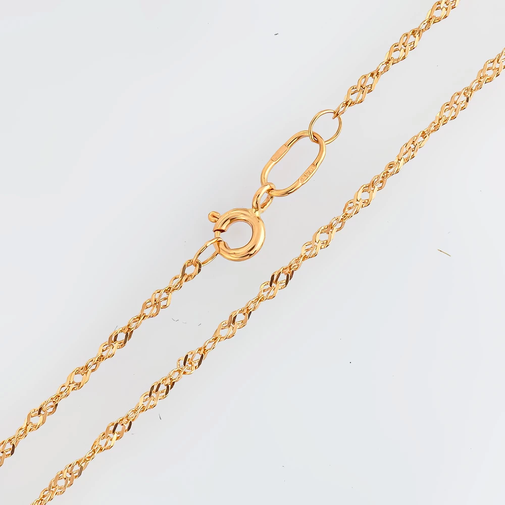 Цепь из красного золота 585 пробы