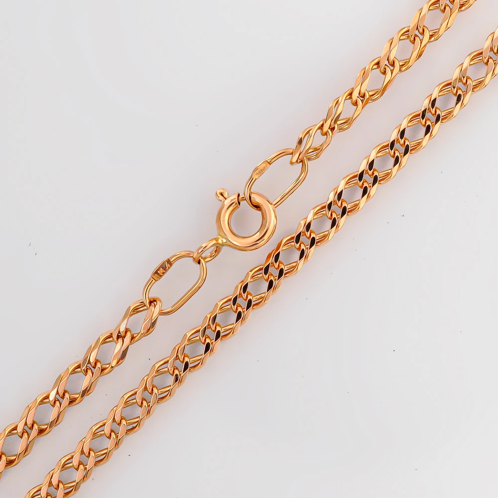 Цепь из красного золота 585 пробы