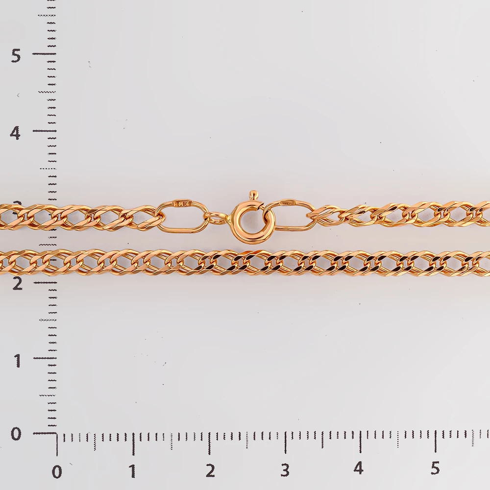 Цепь из красного золота 585 пробы