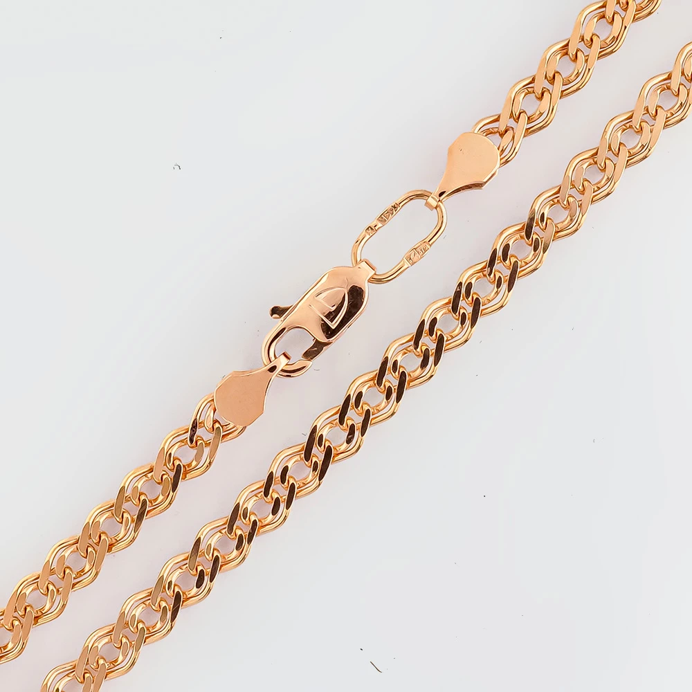 Цепь из красного золота 375 пробы