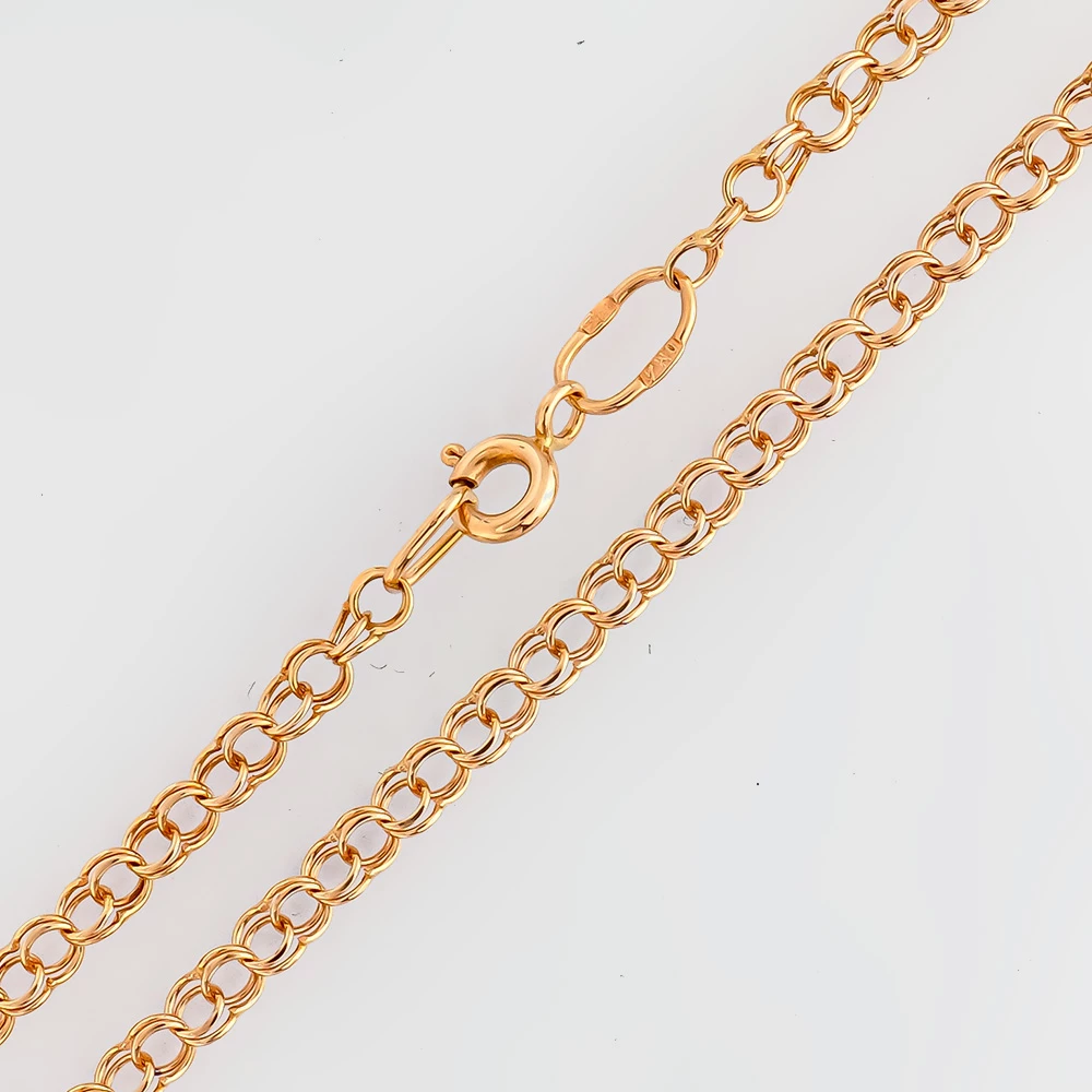 Цепь из красного золота 585 пробы