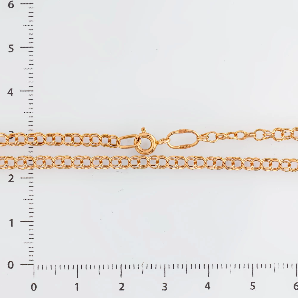 Цепь из красного золота 585 пробы