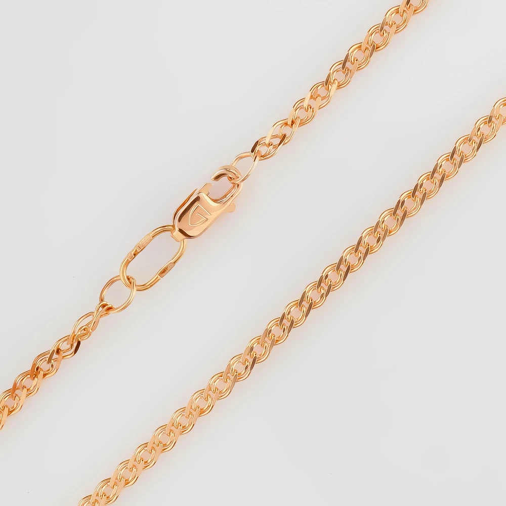 Цепь из красного золота 585 пробы