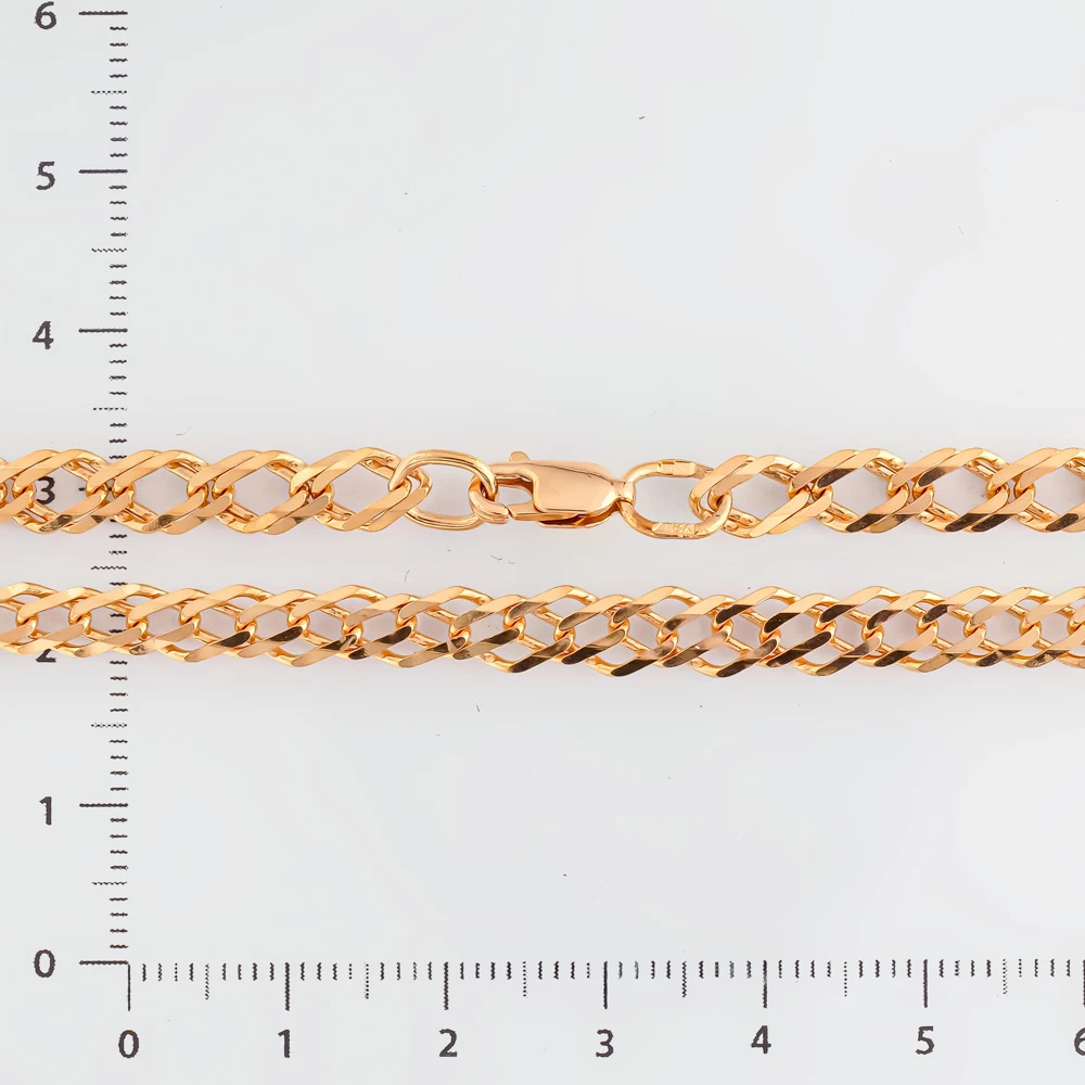 Цепь из красного золота 585 пробы