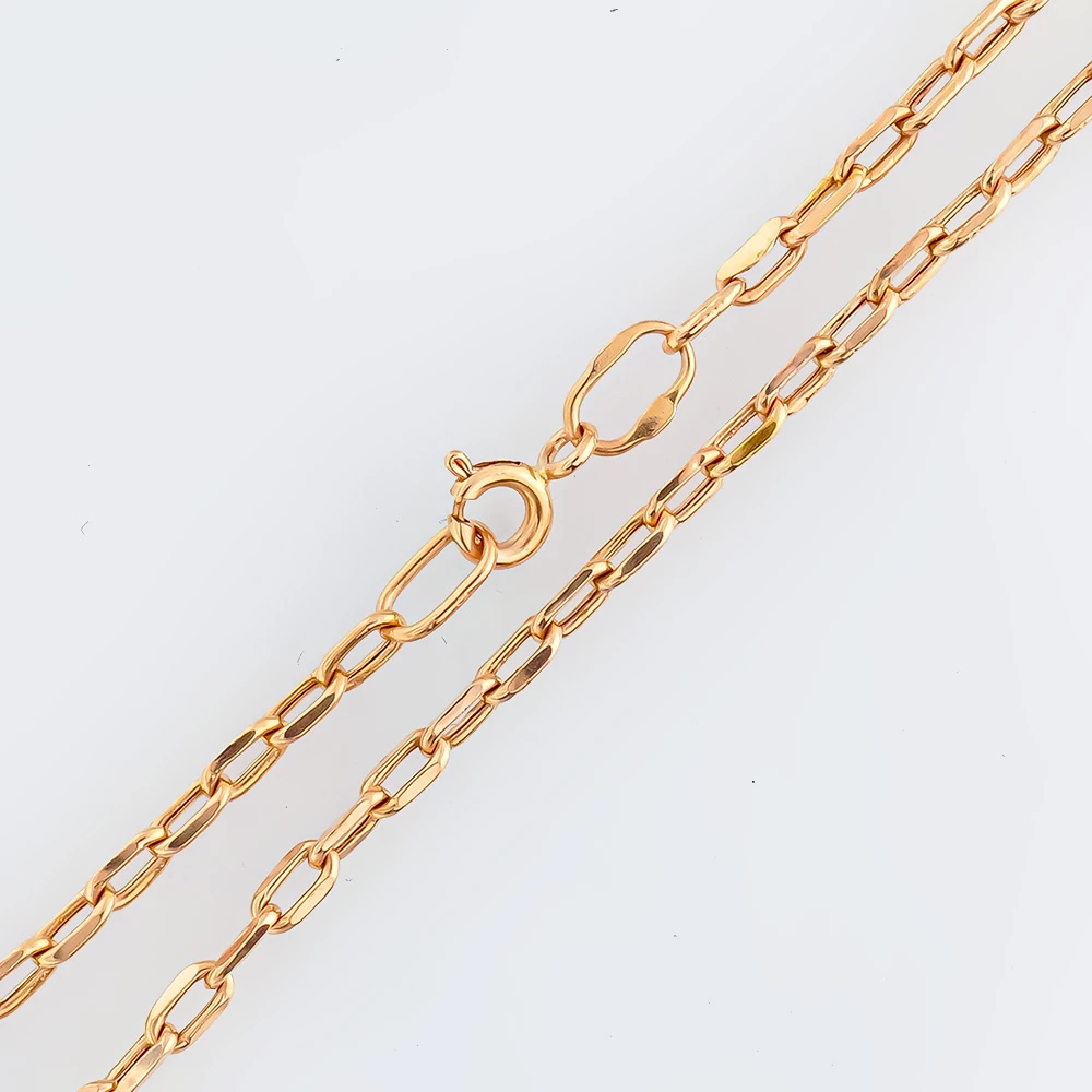 Цепь из красного золота 585 пробы