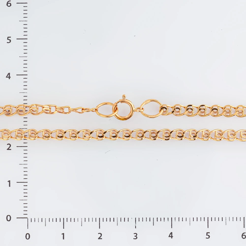 Цепь из красного золота 585 пробы