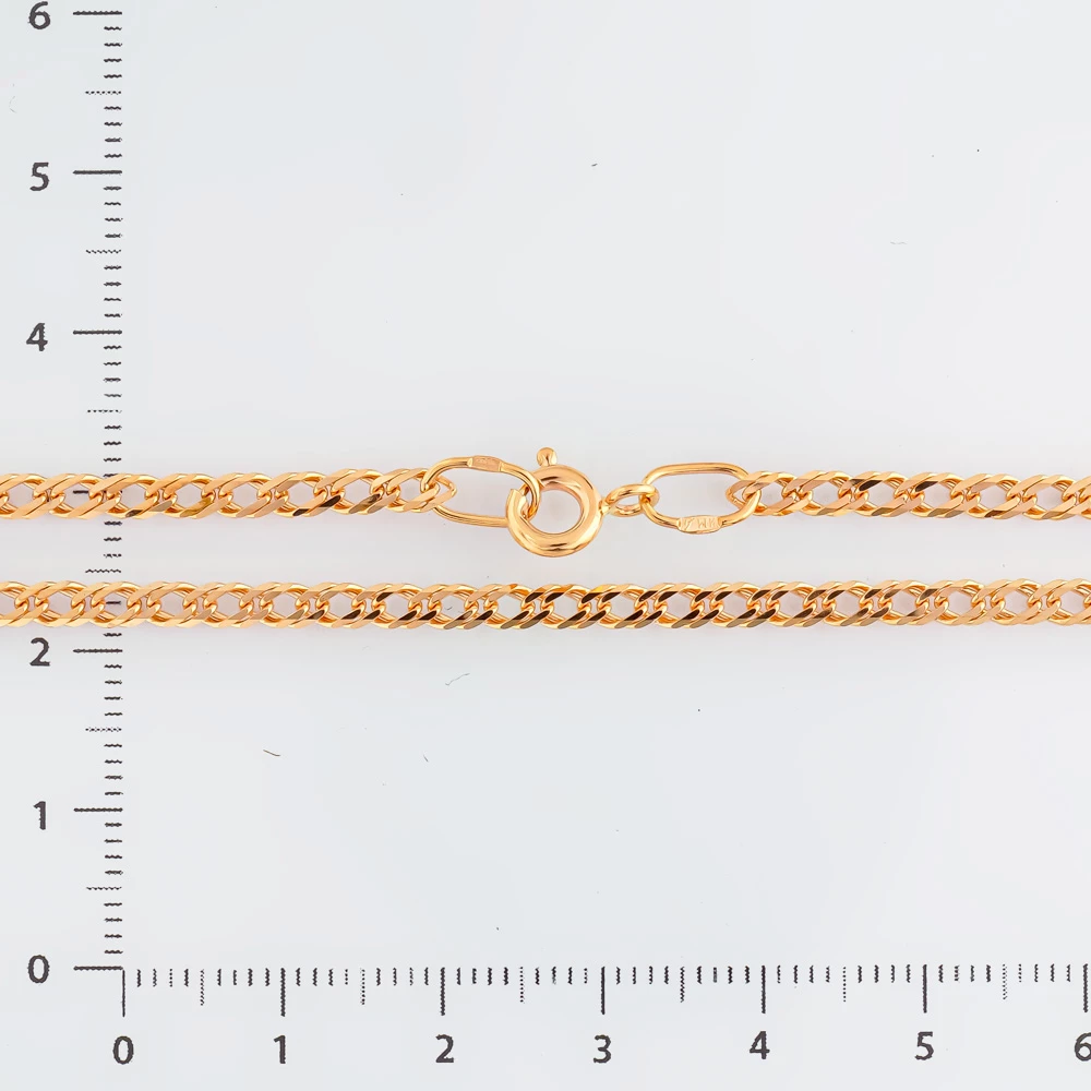 Цепь из красного золота 585 пробы