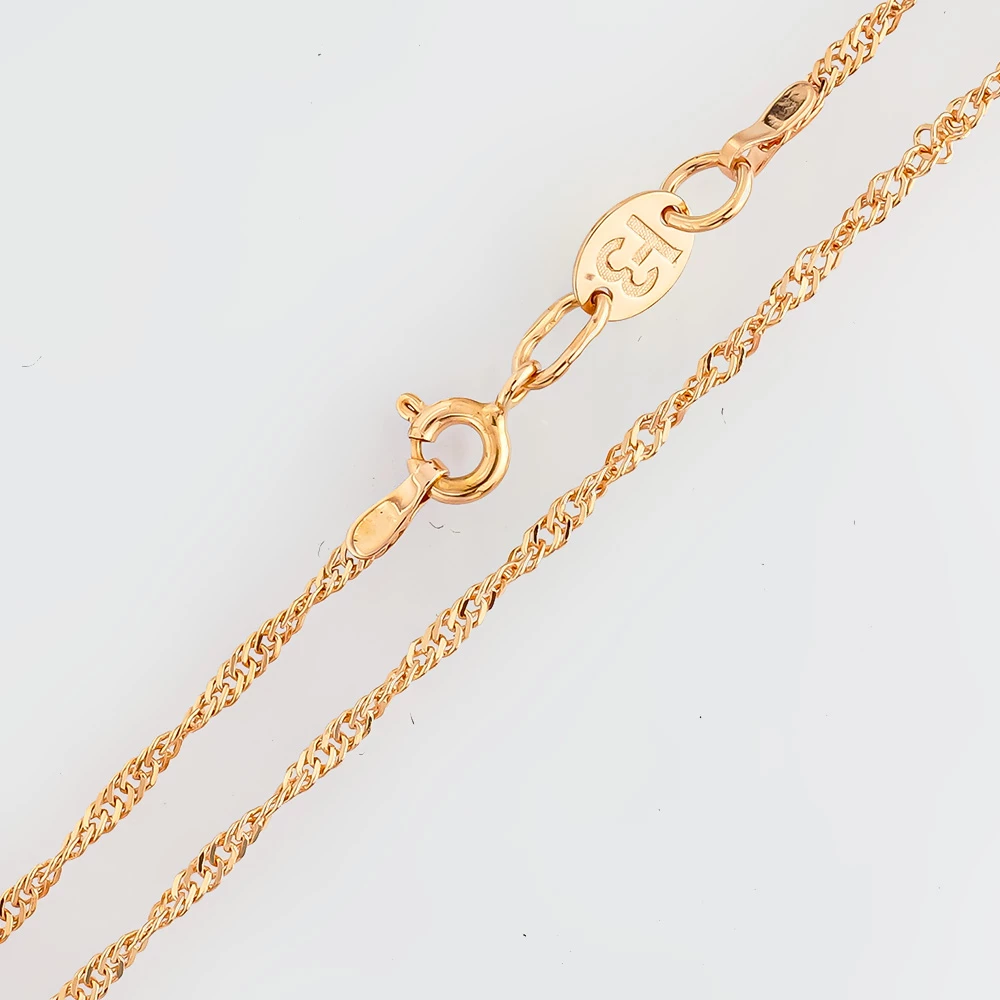 Цепь из красного золота 585 пробы