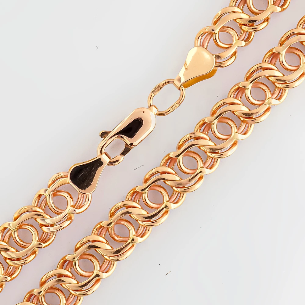 Цепь из красного золота 585 пробы