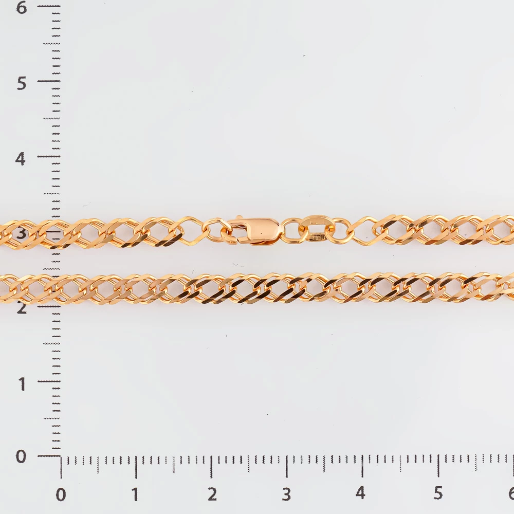 Цепь из красного золота 585 пробы