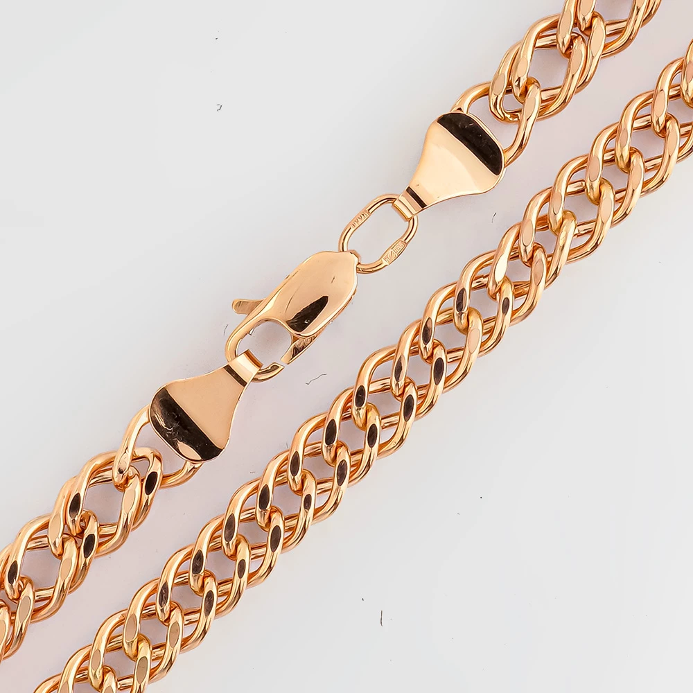 Цепь из красного золота 585 пробы