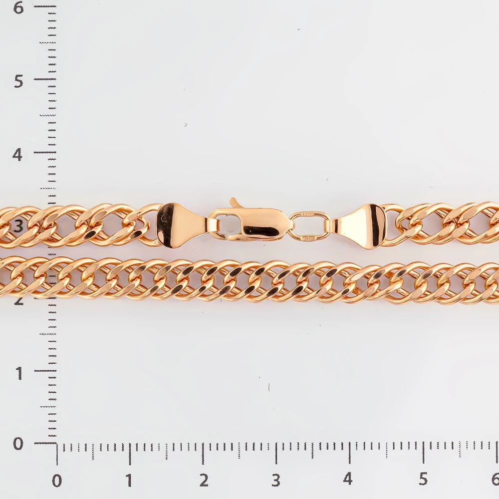 Цепь из красного золота 585 пробы